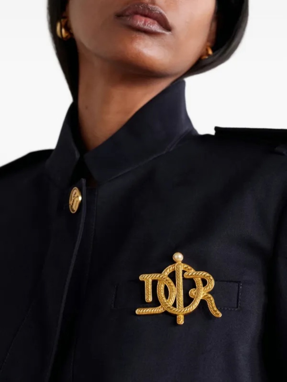 Dior Gold Vintage Brooch preloved